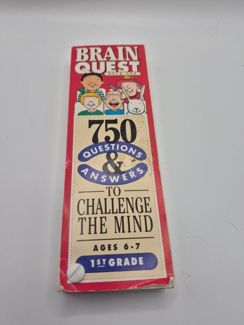 Brain Quest 1st Grade Card Deck With 750 Questions Answers Ages 6-7 Learning Gam